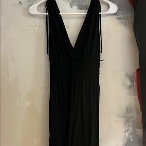 Just Love Black Cocktail Sheath Dress with V-Neck